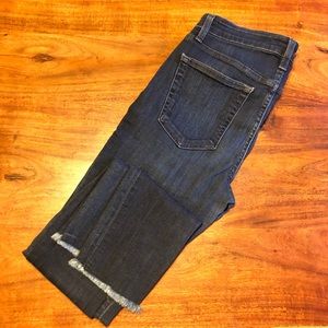 Joe’s jeans skinny raw hem high waist